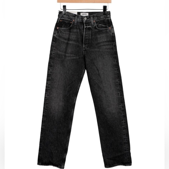 Agolde Denim - Agolde Women's Charcoal High Rise Jeans